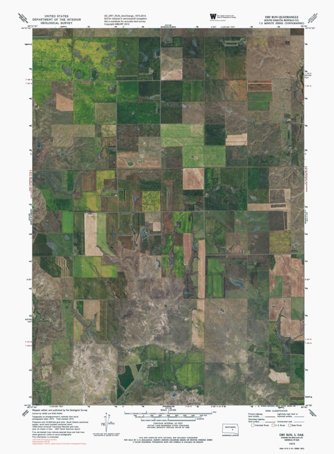 SD-DRY RUN: GeoChange 1973-2014 Map by Western Michigan University ...
