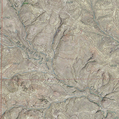 WY-MT-CABIN CREEK NE: GeoChange 1970-2012 Preview 2