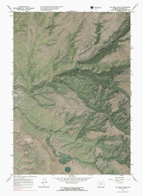 WY-OLD MAID GULCH: GeoChange 1966-2012 Preview 1