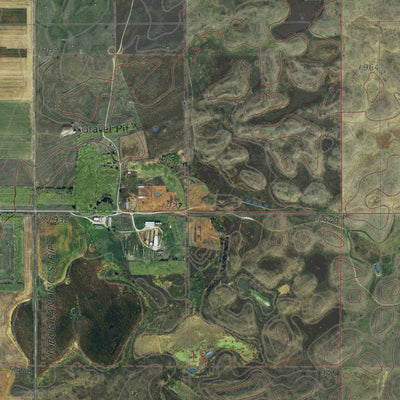SD-THOMAS LAKE NW: GeoChange 1973-2014 Preview 3