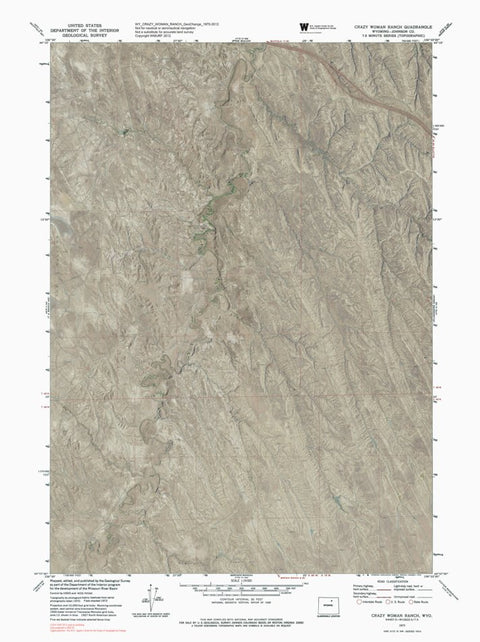 WY-CRAZY WOMAN RANCH: GeoChange 1970-2012 Preview 1