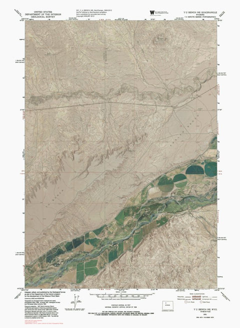 WY-Y U BENCH NE: GeoChange 1948-2012 Preview 1