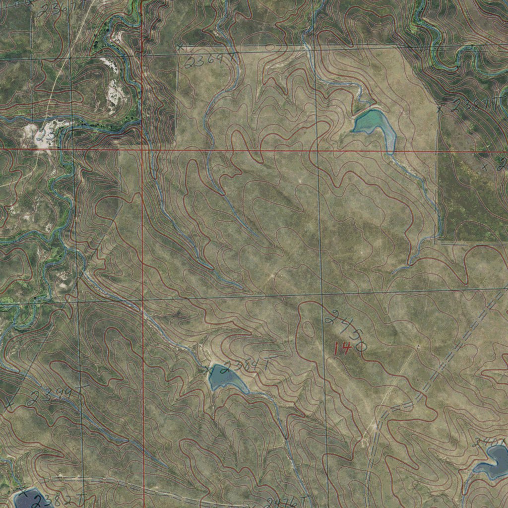 2014 Map SD-TORNADO RANCH: GeoChange 1973-2014 Map by Western Michigan ...