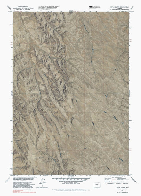 WY-ARPAN BUTTE: GeoChange 1970-2012 Preview 1