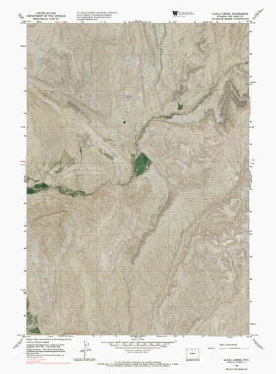 WY-ALKALI CREEK: GeoChange 1964-2012 Preview 1