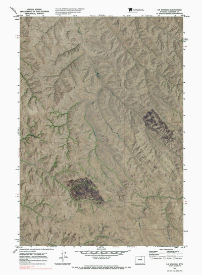 WY-S R SPRINGS: GeoChange 1969-2012 Preview 1