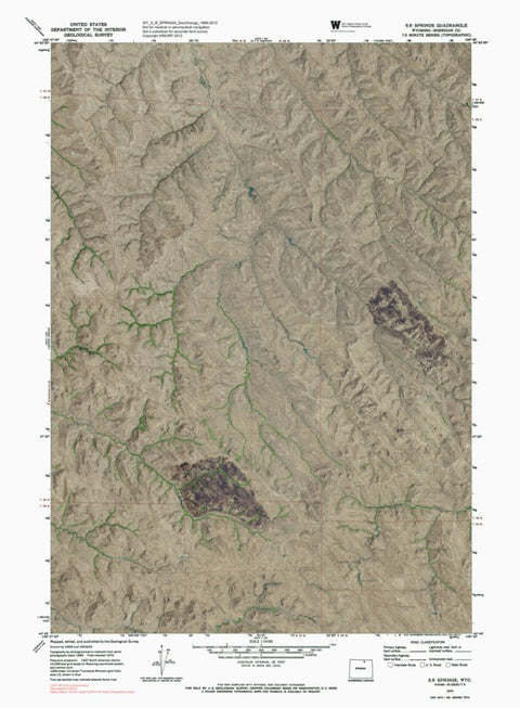 WY-S R SPRINGS: GeoChange 1969-2012 Preview 1