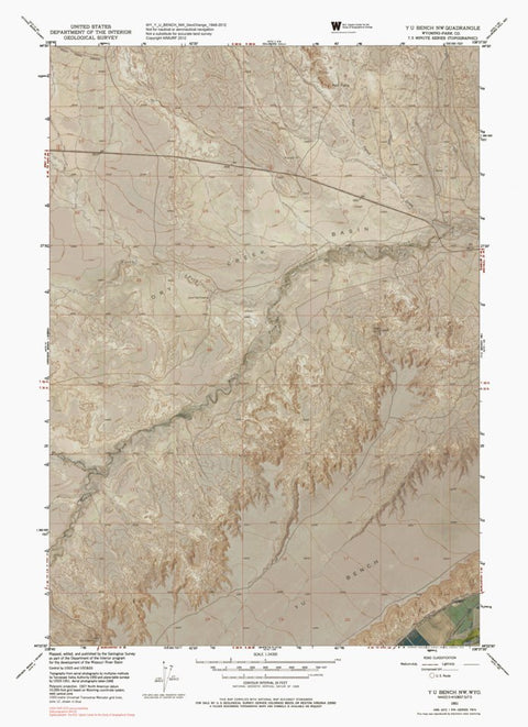 WY-Y U BENCH NW: GeoChange 1948-2012 Preview 1