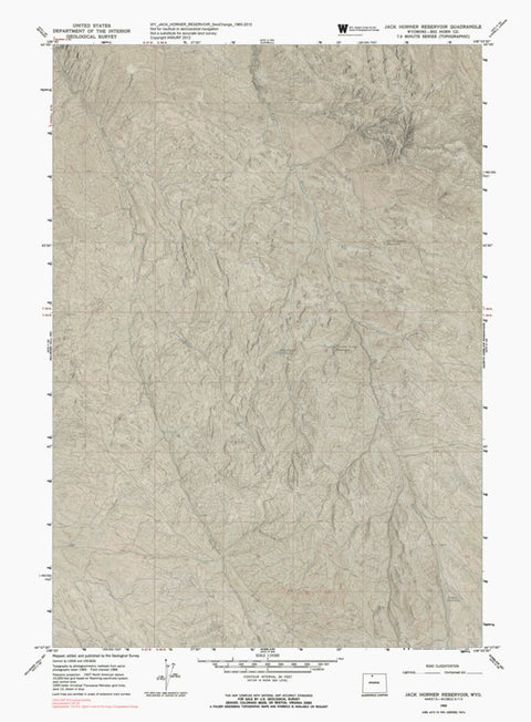WY-JACK HORNER RESERVOIR: GeoChange 1965-2012 Preview 1