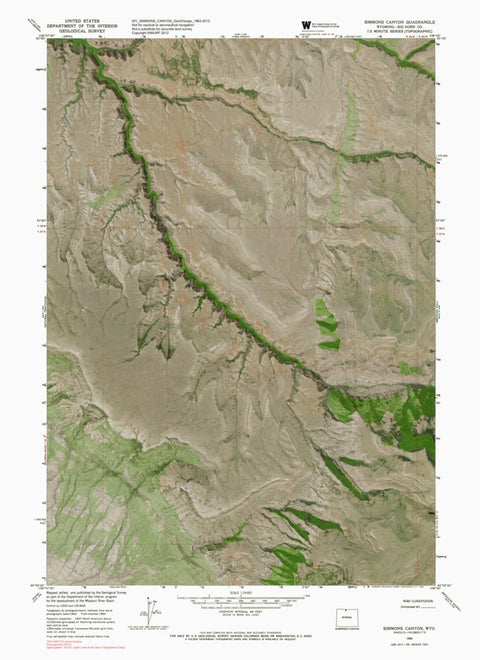WY-SIMMONS CANYON: GeoChange 1963-2012 Preview 1