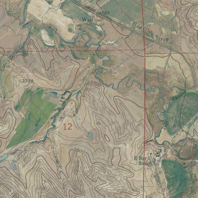 WY-MT-CEDAR CANYON: GeoChange 1969-2012 Preview 2