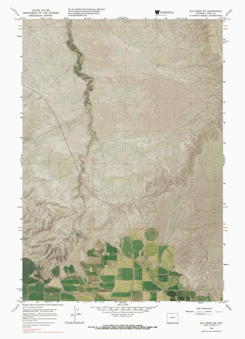 WY-ELK BASIN SW: GeoChange 1965-2012 Preview 1