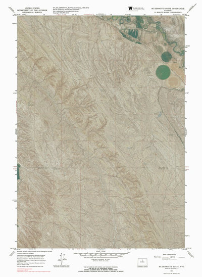 WY-MC DERMOTTS BUTTE: GeoChange 1965-2012 Preview 1