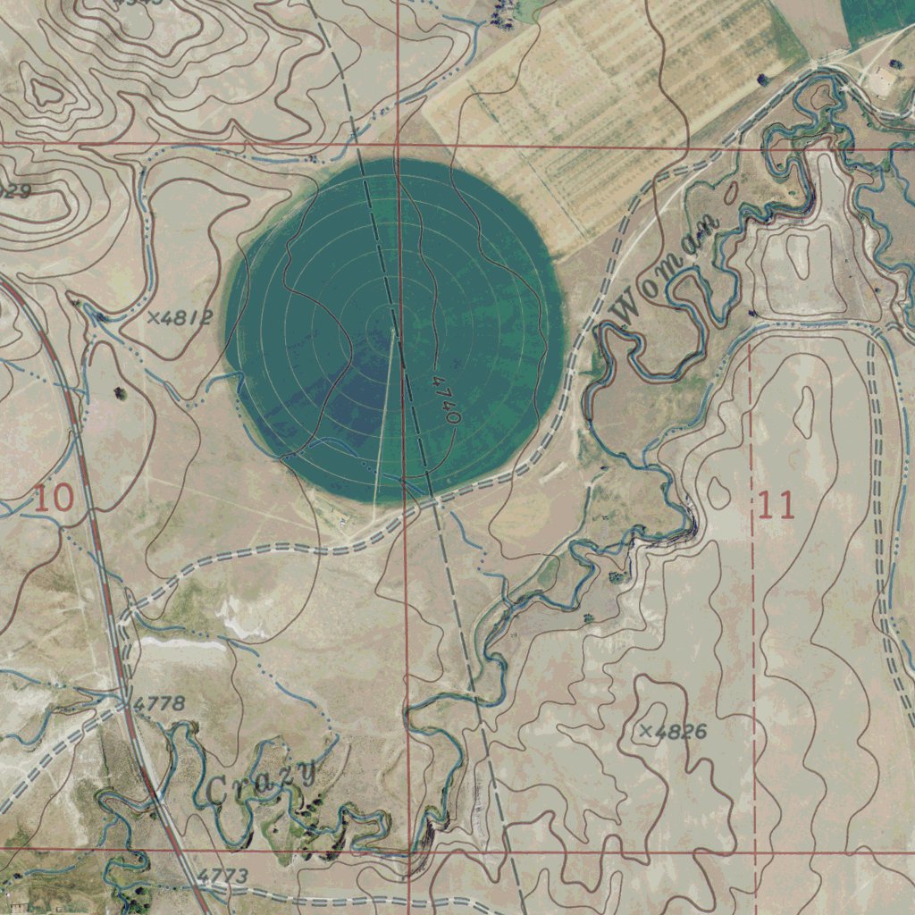 WY-PURDY RESERVOIR: GeoChange 1969-2012 Map by Western Michigan ...
