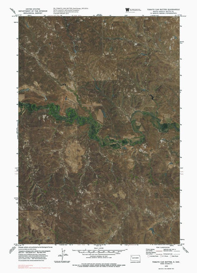 SD-TOMATO CAN BUTTES: GeoChange 1972-2014 Preview 1