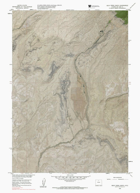 WY-BEAR CREEK RANCH: GeoChange 1958-2012 Preview 1