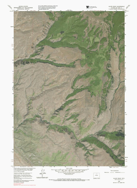 WY-ALLEN DRAW: GeoChange 1957-2012 Preview 1