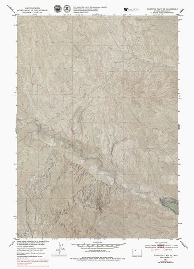 WY-SCHUSTER FLATS SE: GeoChange 1948-2012 Preview 1