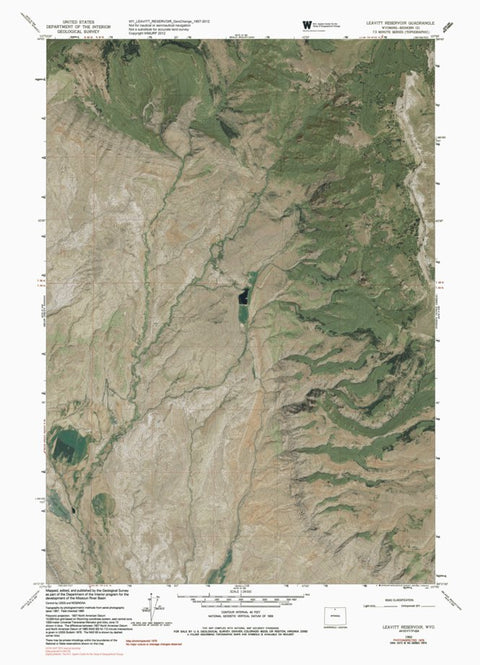 WY-LEAVITT RESERVOIR: GeoChange 1957-2012 Preview 1