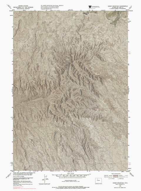 WY-SHEEP MOUNTAIN: GeoChange 1948-2012 Preview 1