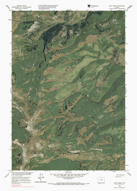 WY-BOYD RIDGE: GeoChange 1957-2012 Preview 1