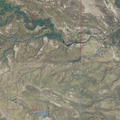 MT-SD-ELKHORN CREEK SE: GeoChange 1972-2013 Preview 2