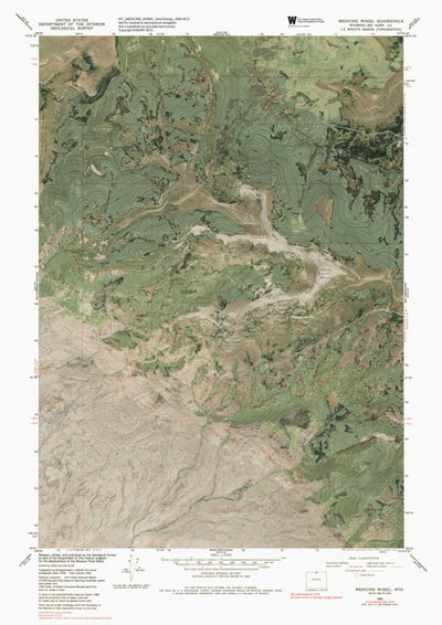 WY-MEDICINE WHEEL: GeoChange 1958-2012 Preview 1