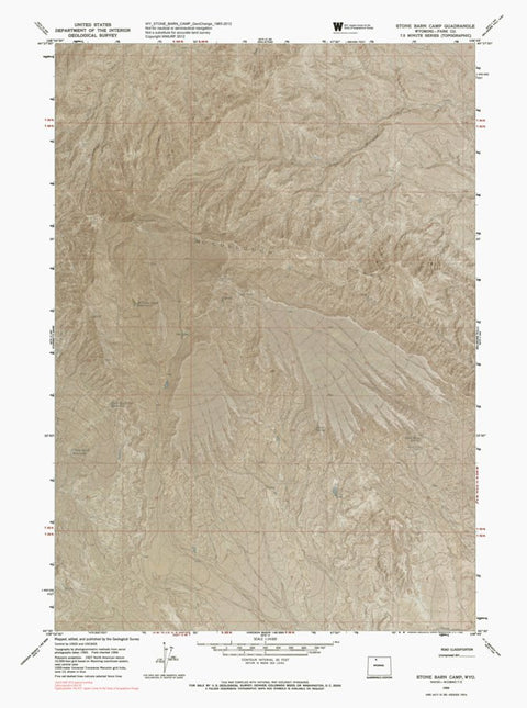 WY-STONE BARN CAMP: GeoChange 1965-2012 Preview 1