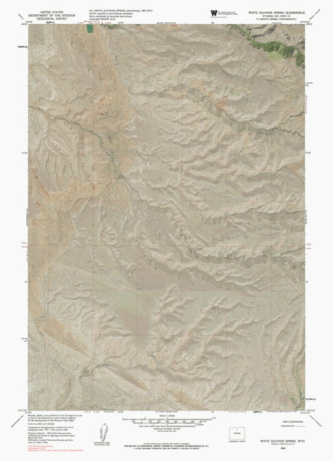 WY-WHITE SULPHUR SPRING: GeoChange 1957-2012 Preview 1