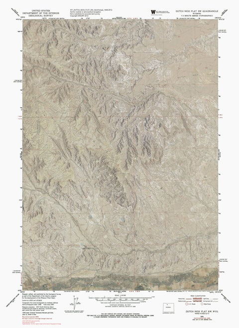 WY-DUTCH NICK FLAT SW: GeoChange 1949-2012 Preview 1