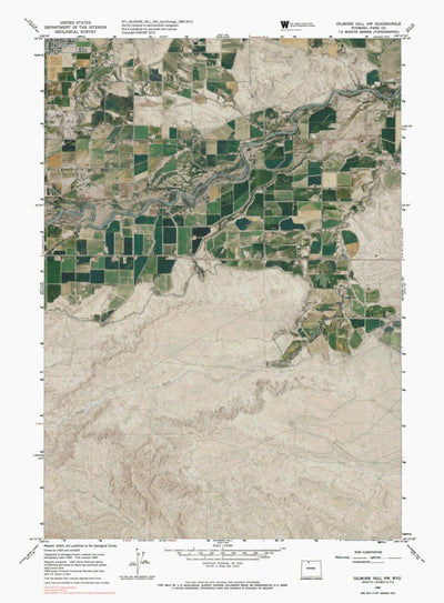 WY-GILMORE HILL NW: GeoChange 1965-2012 Preview 1
