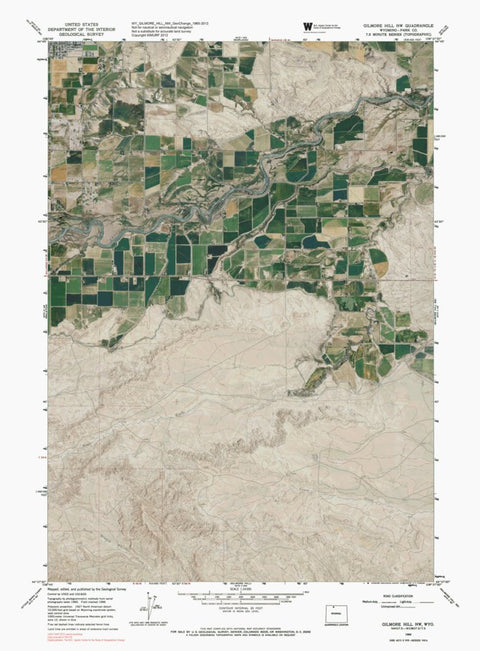 WY-GILMORE HILL NW: GeoChange 1965-2012 Preview 1
