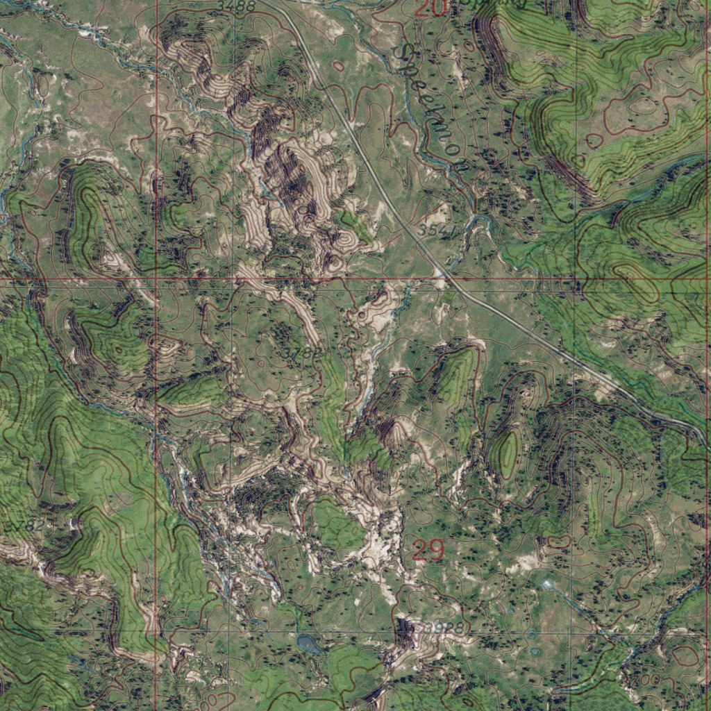 MT-RUSTLER DIVIDE: GeoChange 1972-2013 Map by Western Michigan ...
