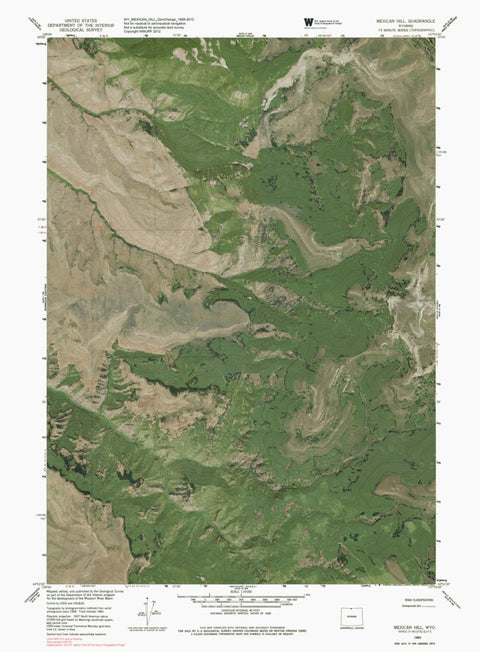 WY-MEXICAN HILL: GeoChange 1958-2012 Preview 1