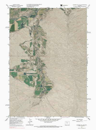 WY-GILMORE HILL NE: GeoChange 1965-2012 Preview 1