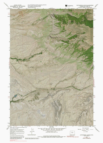 WY-COTTONWOOD CANYON: GeoChange 1964-2012 Preview 1