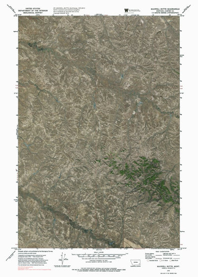 MT-MAXWELL BUTTE: GeoChange 1972-2013 Preview 1