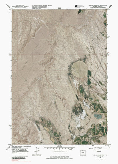 WY-DEAVER RESERVOIR: GeoChange 1965-2012 Preview 1