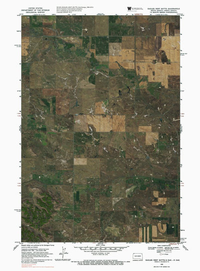 SD-ND-EAGLES NEST BUTTE: GeoChange 1964-2014 Preview 1