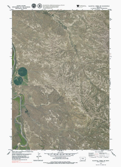 MT-BLACKTAIL CREEK NW: GeoChange 1972-2013 Preview 1