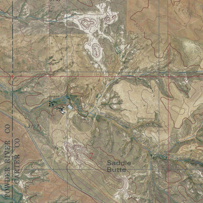 MT-POCOCHICHEE BUTTE: GeoChange 1972-2013 Preview 3