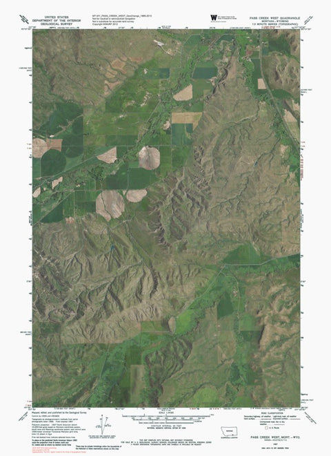 MT-WY PASS CREEK WEST: GeoChange 1966-2013 Preview 1