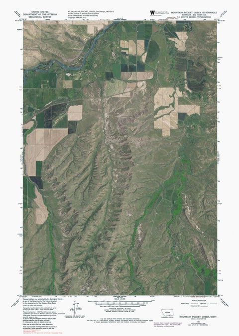 MT-MOUNTAIN POCKET CREEK: GeoChange 1963-2013 Preview 1
