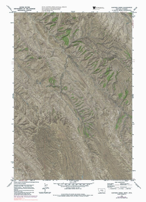 MT-WY-HUNTERS CREEK: GeoChange 1968-2013 Preview 1
