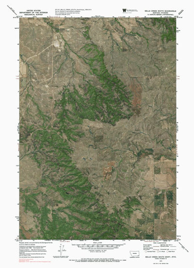 MT-WY-BELLE CREEK SOUTH: GeoChange 1969-2013 Preview 1