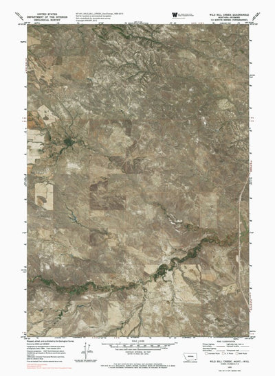 MT-WY-WILD BILL CREEK: GeoChange 1969-2013 Preview 1