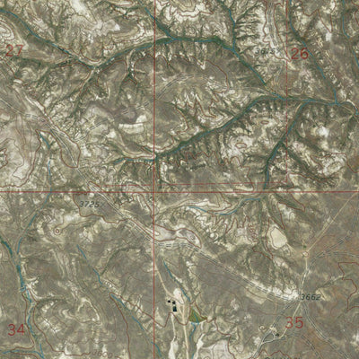 MT-WY-WILD BILL CREEK: GeoChange 1969-2013 Preview 3