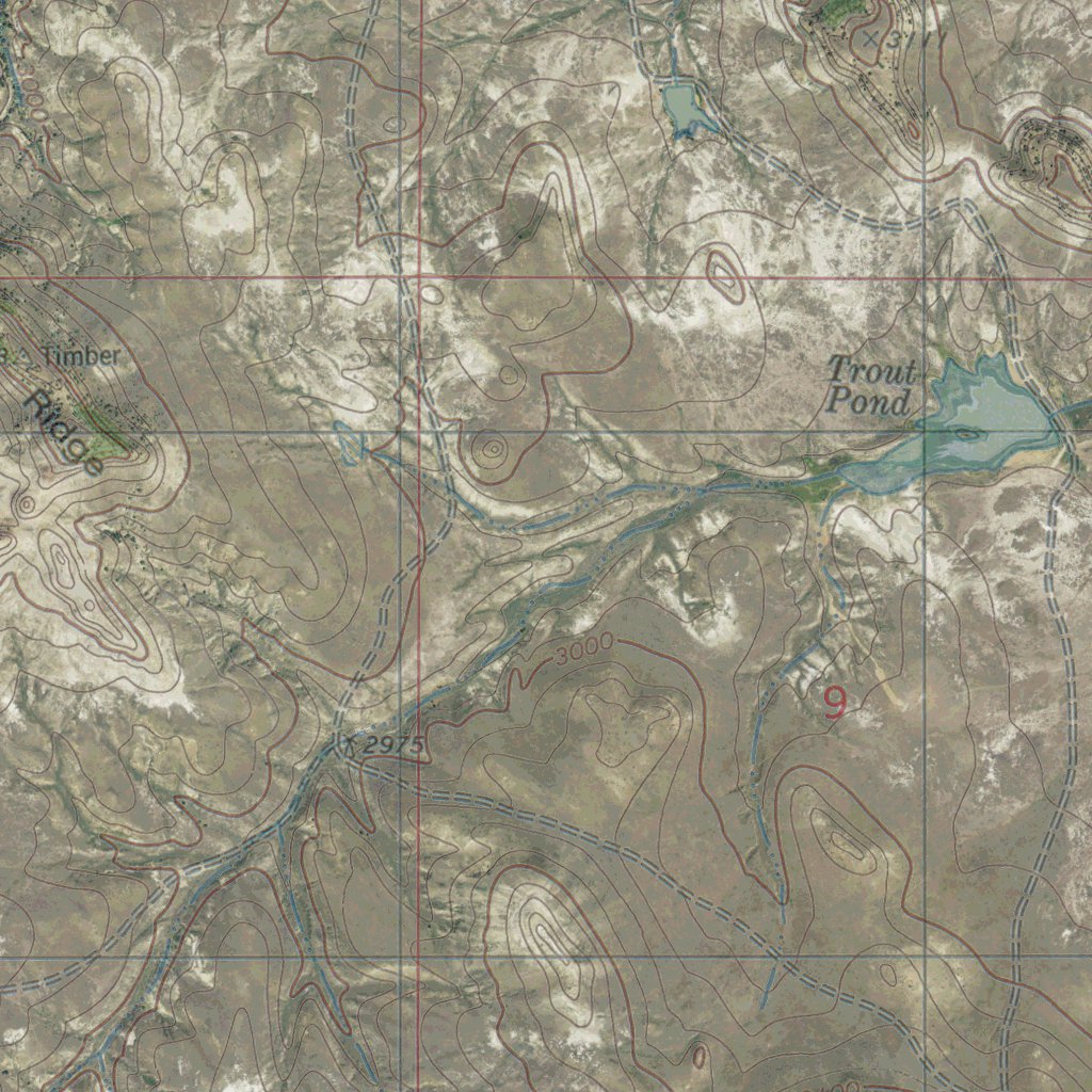 MT-RATTLESNAKE RIDGE: GeoChange 1972-2013 Map by Western Michigan ...