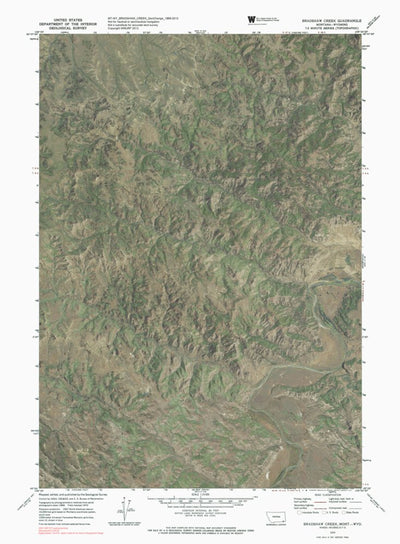 MT-WY-BRADSHAW CREEK: GeoChange 1969-2013 Preview 1