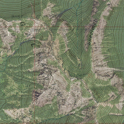 MT-WY-BIG HORN PEAK: GeoChange 1977-2013 Preview 3